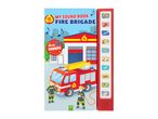 Children's sound book, 'My Sound Book Fire Brigade' with 10 sounds, featuring a fire truck and firefighters.