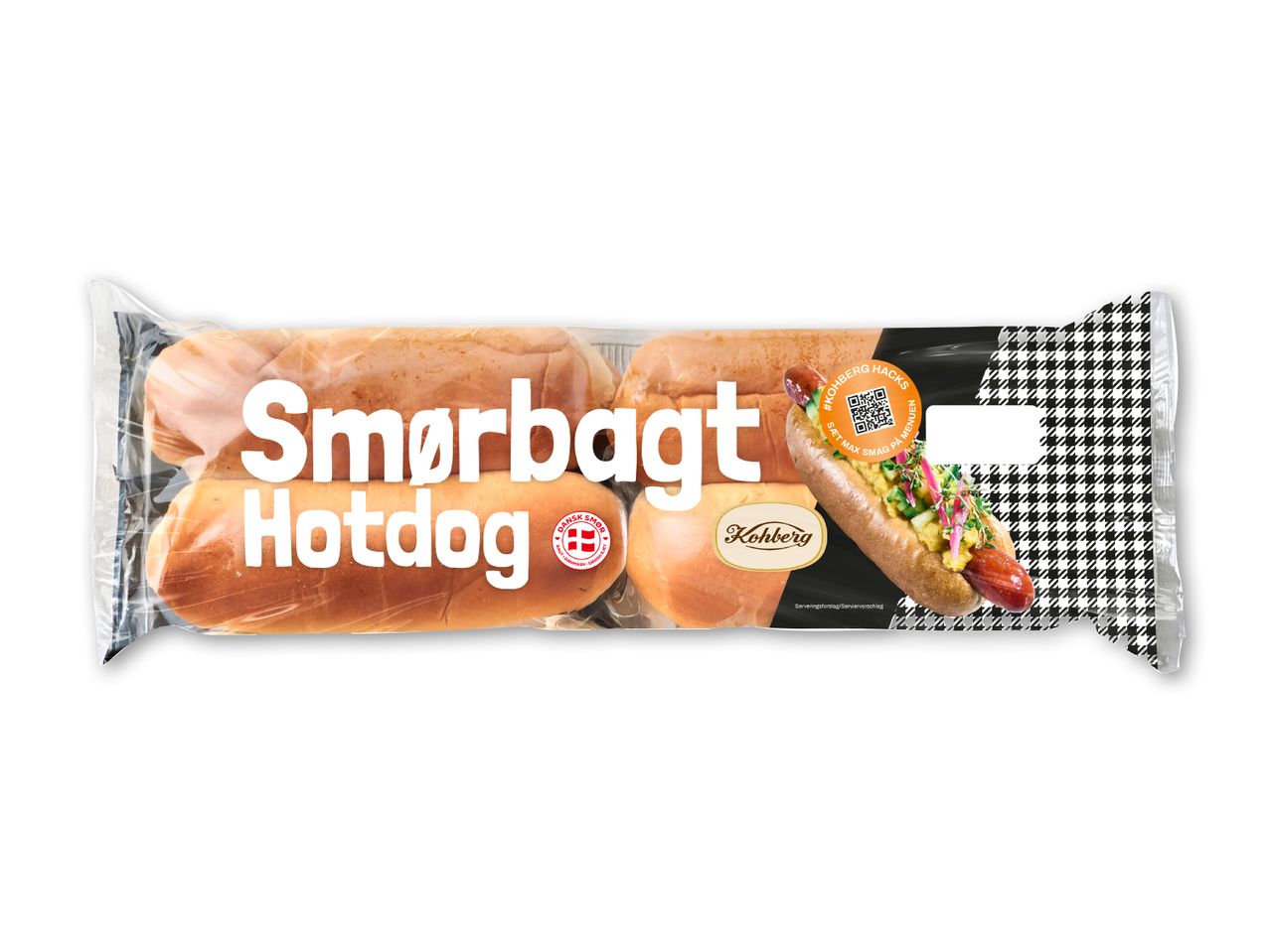 Smørbagte hotdogbrød