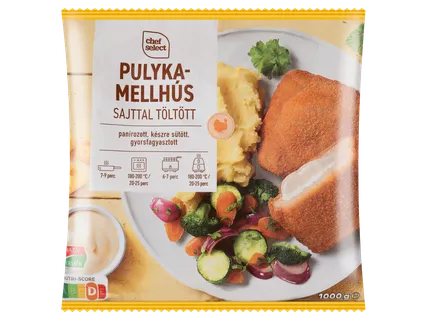 Sajttal töltött pulykamell (Lidl Plus)