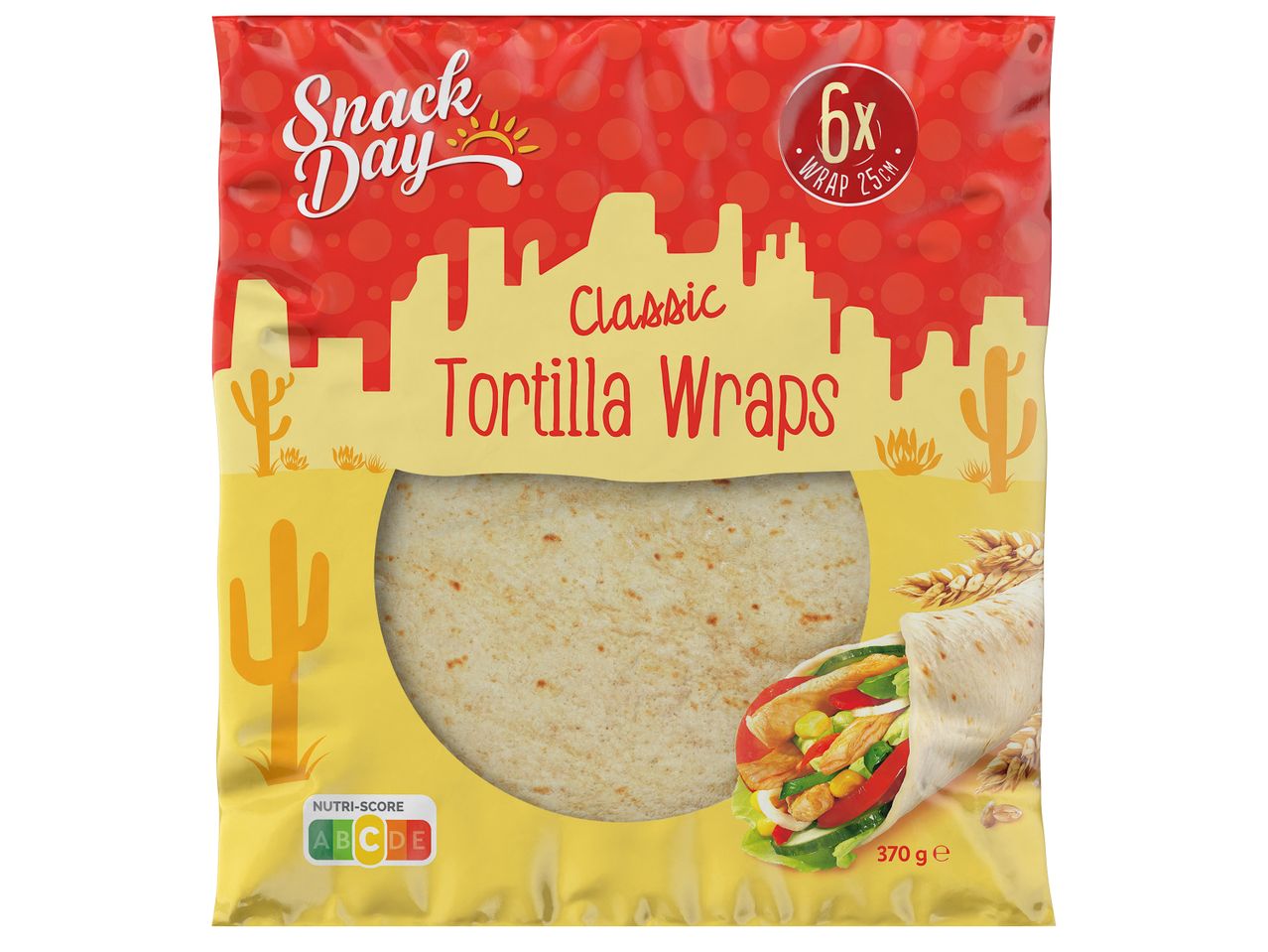 Тортила питки Snack Day, 370 g/опаковка