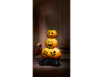 LIVARNO home Halloween foil balloon stack with three jack-o'-lanterns.