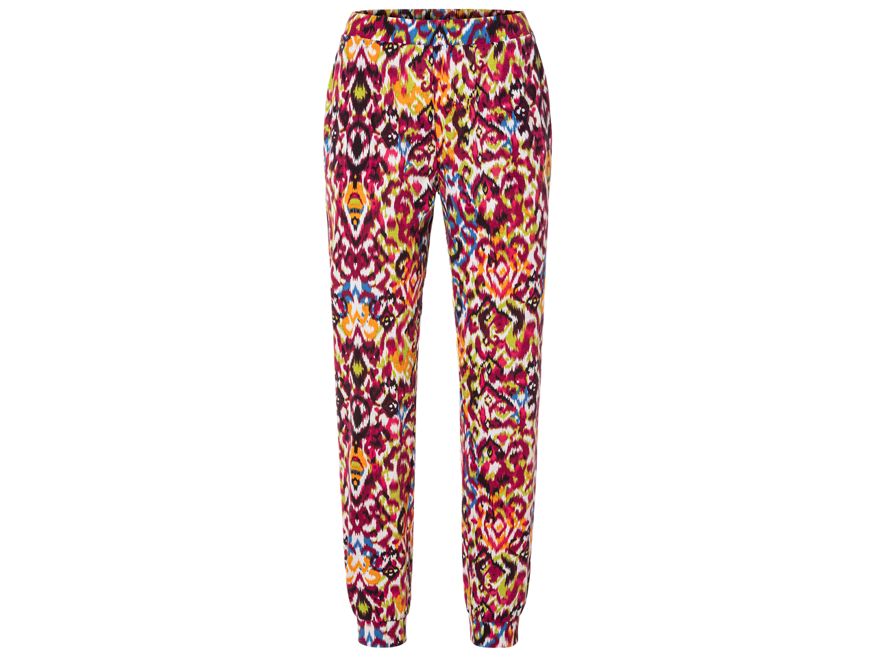 Pantalon de jogging femme à motif ikat coloré