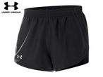 Black athletic shorts with an elastic waistband and mesh side panels.