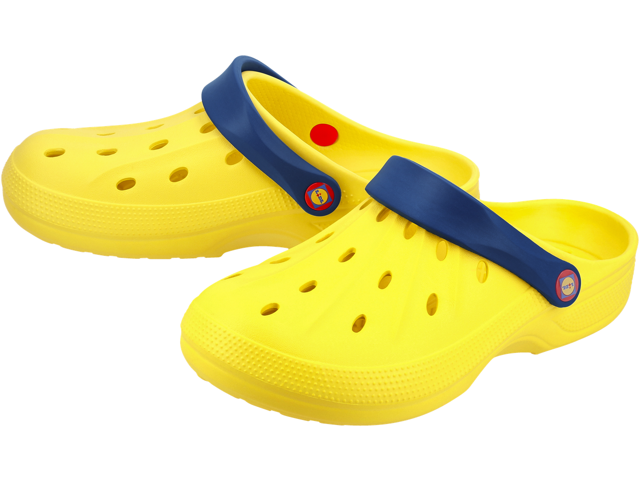 Kollased rannakingad sinise rihma ja Lidli logoga.