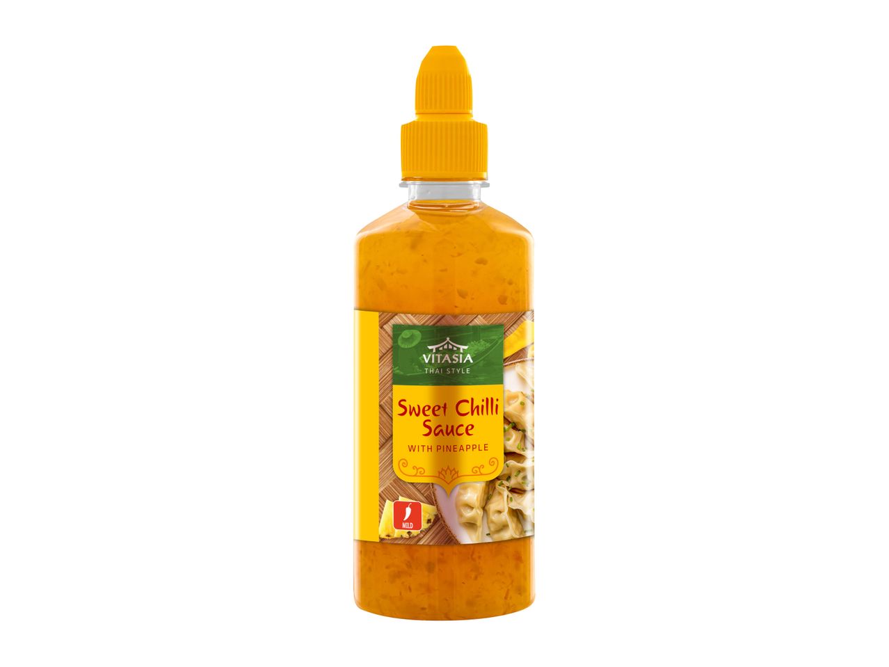 Vitasia Thai Style Sweet Chilli Sauce with Pineapple in a bottle.