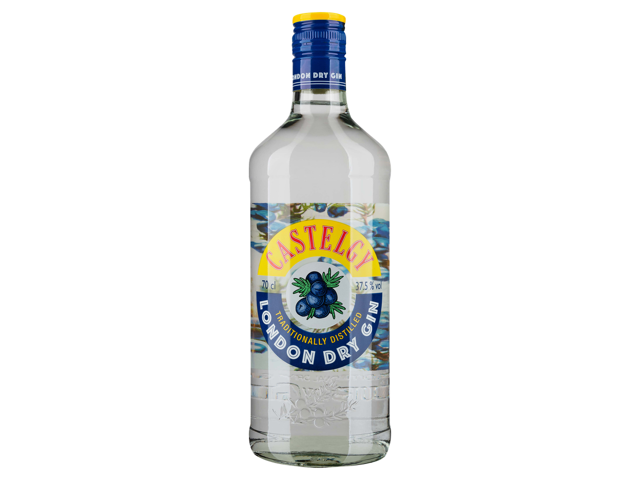 Hagyományosan lepárolt London Dry Gin 37,5%-os alkoholtartalommal, 70 cl-es üvegben.