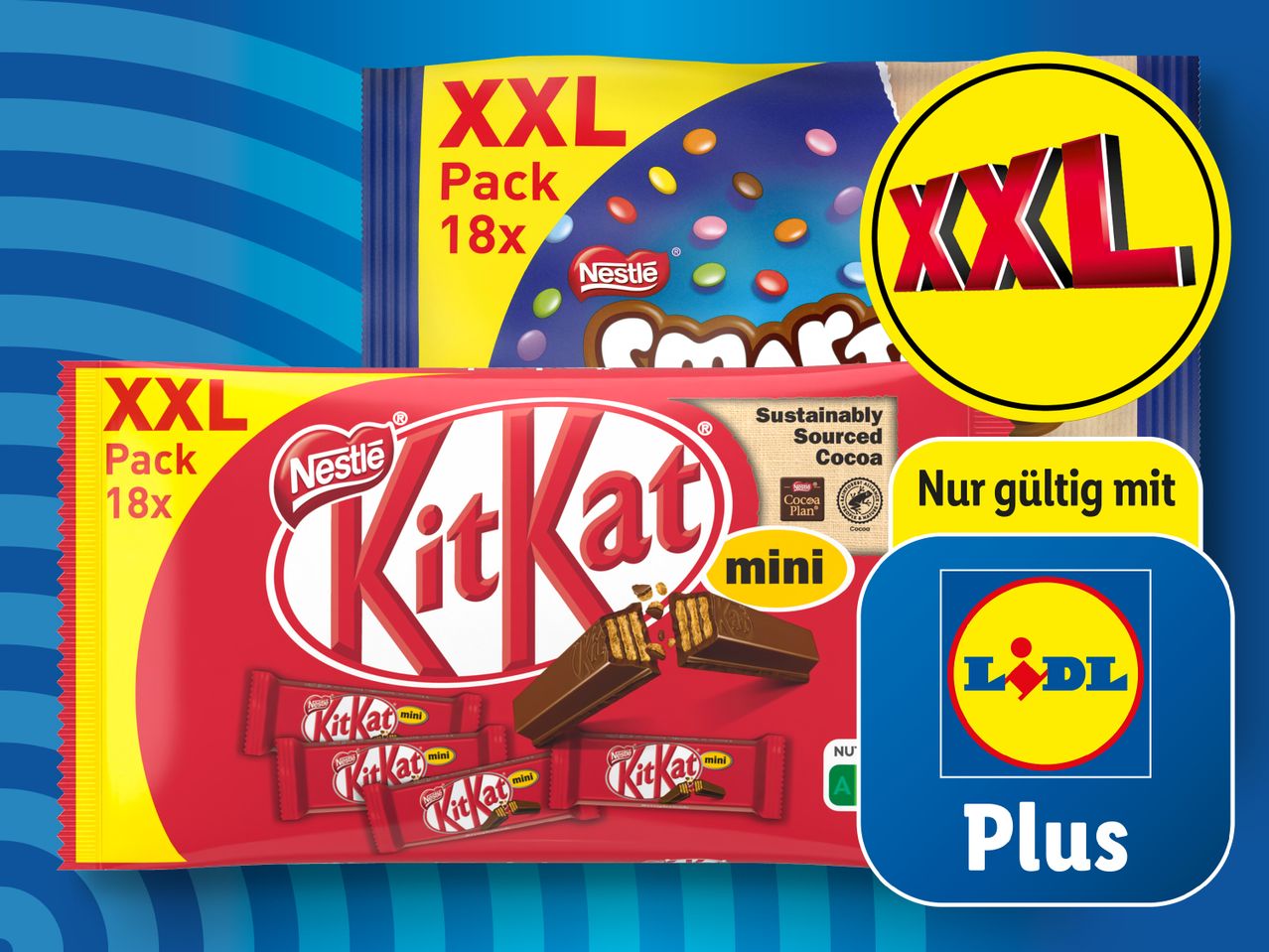 Nestlé XXL KitKat/Smarties Pack Mini