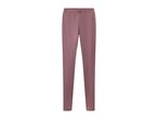A pair of plain mauve leggings on a white background.