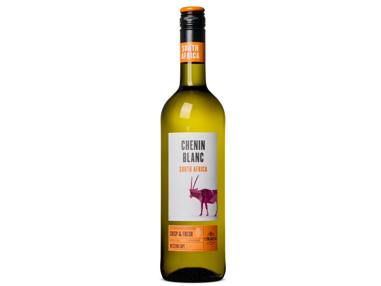 Cimarossa Chenin Blanc Zuid-Afrikaanse witte wijn.