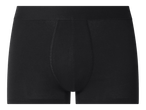 Fekete férfi boxer alsó, elöl varrással és széles derékpánttal.