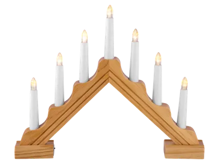 Lenkta dekoracija su  LED apšvietimu