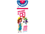 Livre d'activités pour enfants de 7-8 ans, 'Mon année de CE1', avec 250 questions-réponses.