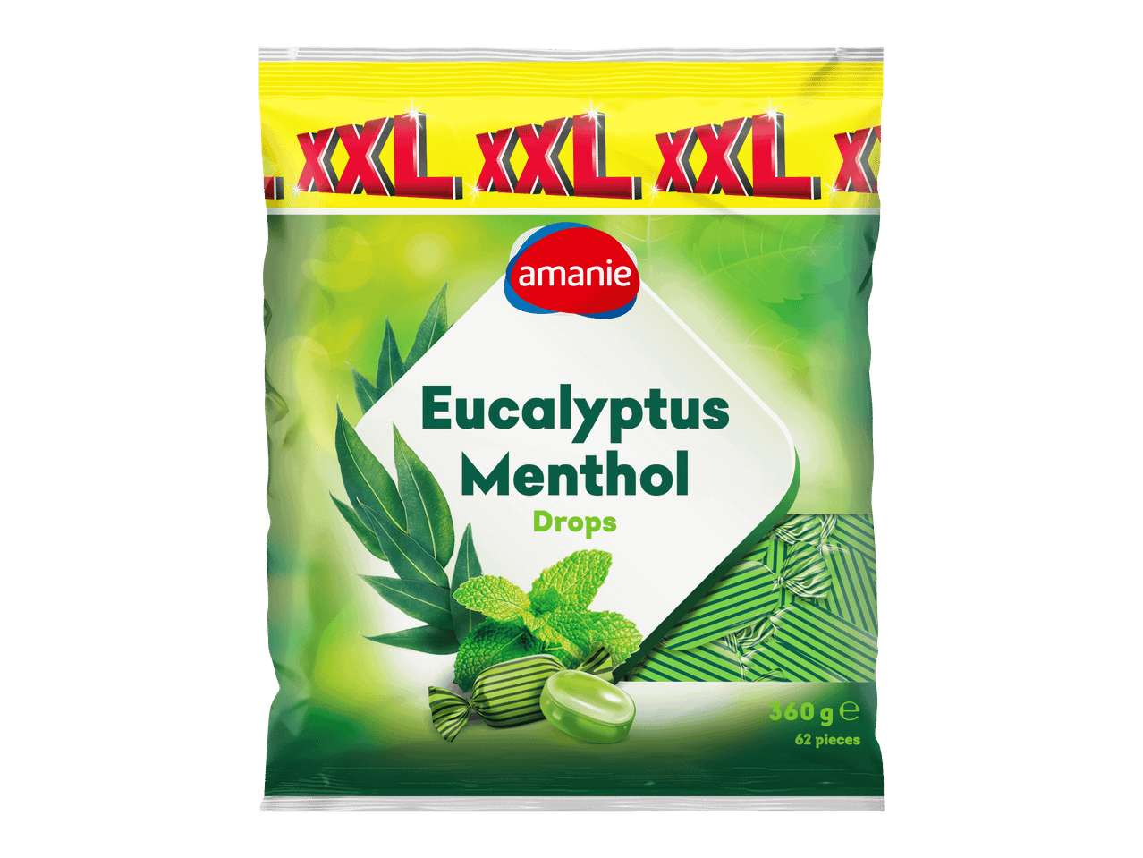 Euka-menthol -pastilli XXL