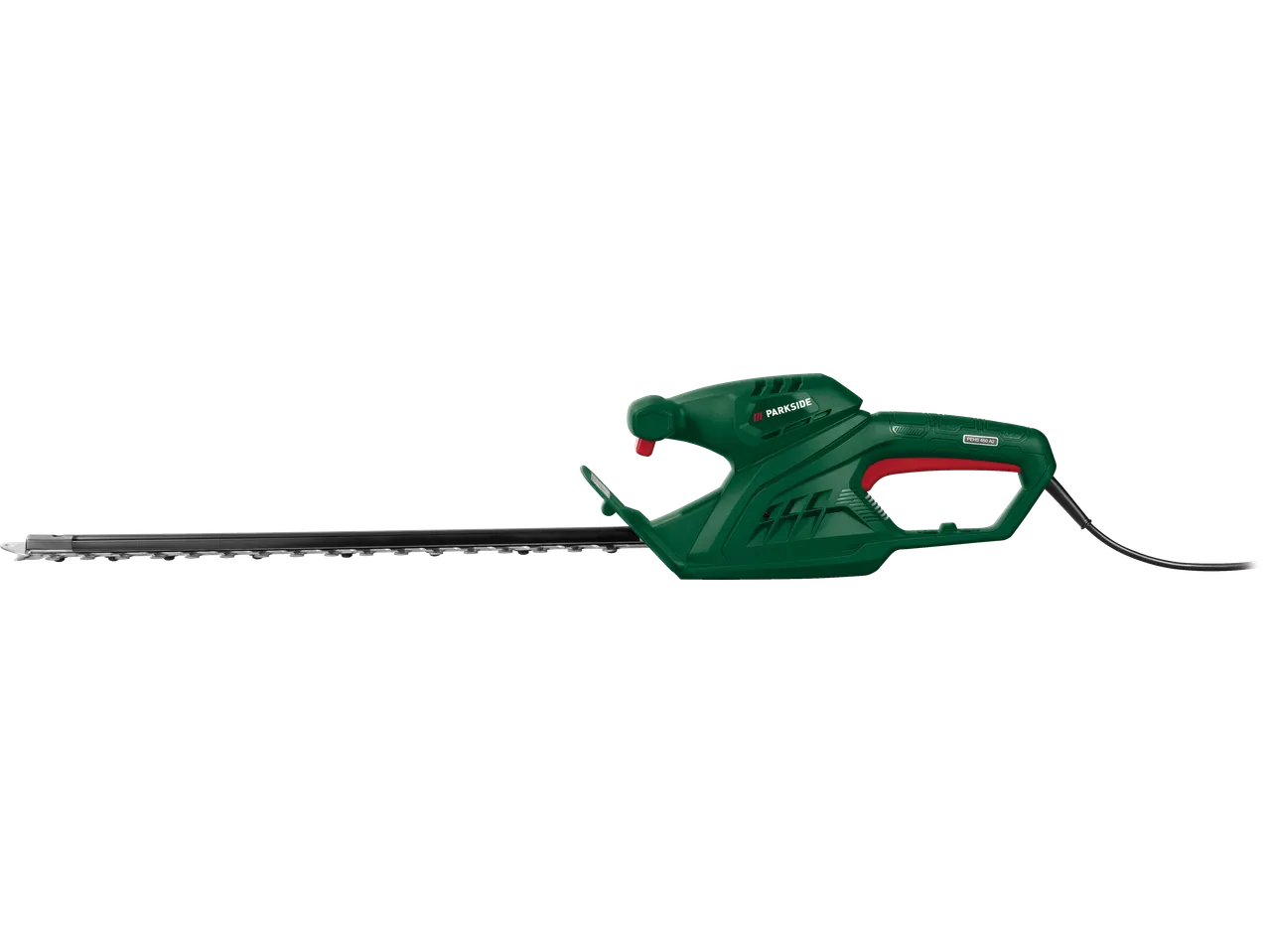Parkside® 450W električne makaze za živu ogradu u zelenoj boji.