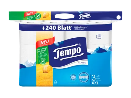 Tempo Carta igienica Classic 3 veli 24 rotoli