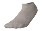 A single light brown ankle sock with a ribbed texture, shown on a white background.