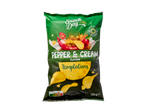 Snack Day Temptations chips, peper en room smaak.