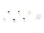 Halloween ghost string lights with a white battery pack
