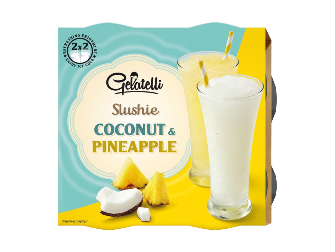 Go to full screen view: Iced Coconut & Pineapple Slushie - Image 1