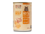 Coshida PureTaste: kattenvoer, rijk aan rund- en kalkoenvlees, 63% vlees.
