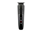A black Philips Norelco all-in-one trimmer.