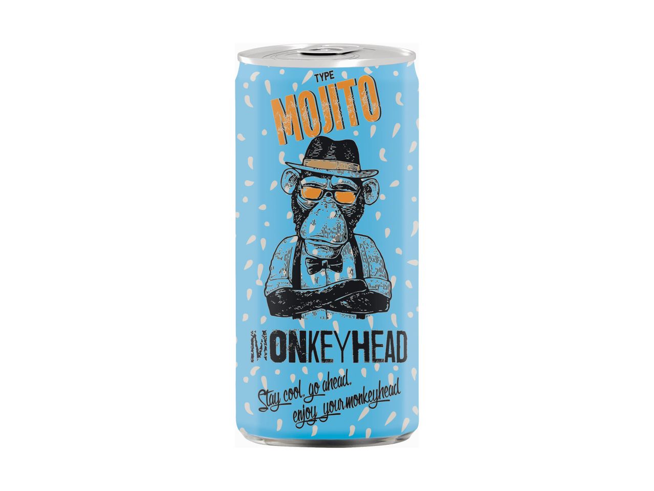 Įjungti viso ekrano vaizdą: Putojantis aromatinis vyno kokteilis „Monkeyhead Mojito“ – vaizdas 1