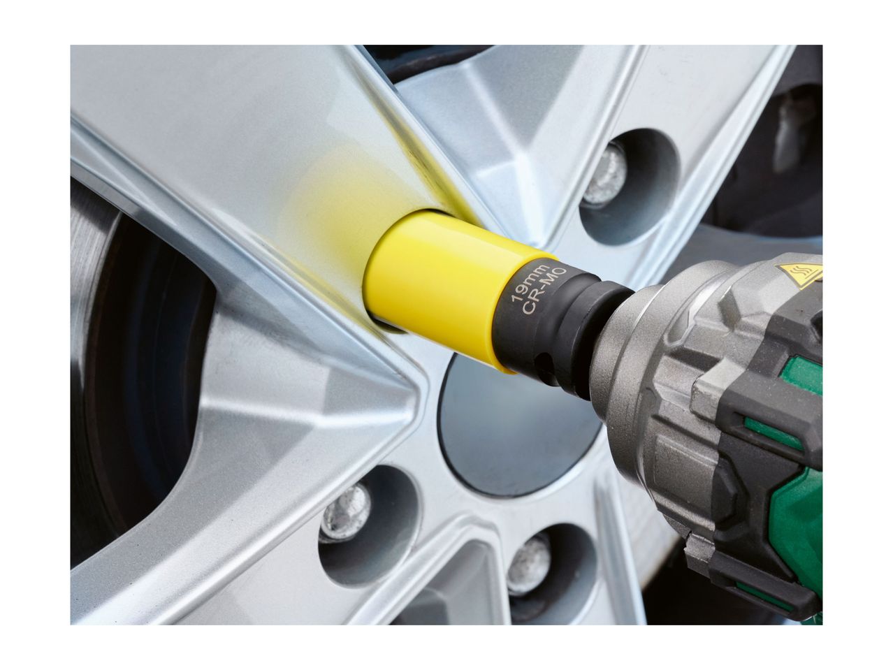 Go to full screen view: Parkside Impact Wheel Socket Set - 3 piece set - Image 5