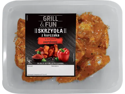 GRILL&FUN Skrzydełka z kurczaka w marynacie