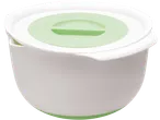 Zenker® bela posuda za mešanje sa zelenim poklopcem