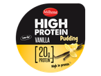 Milbona High Protein Pudding Vanille avec 20g de protéines et faible en gras.