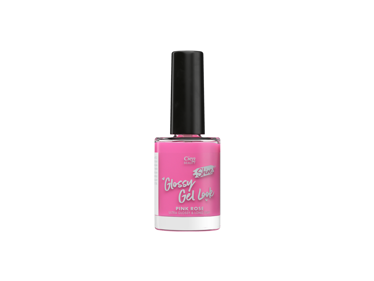 Cien Beauty nagų lakas 'Glossy Gel Look', rožinė.