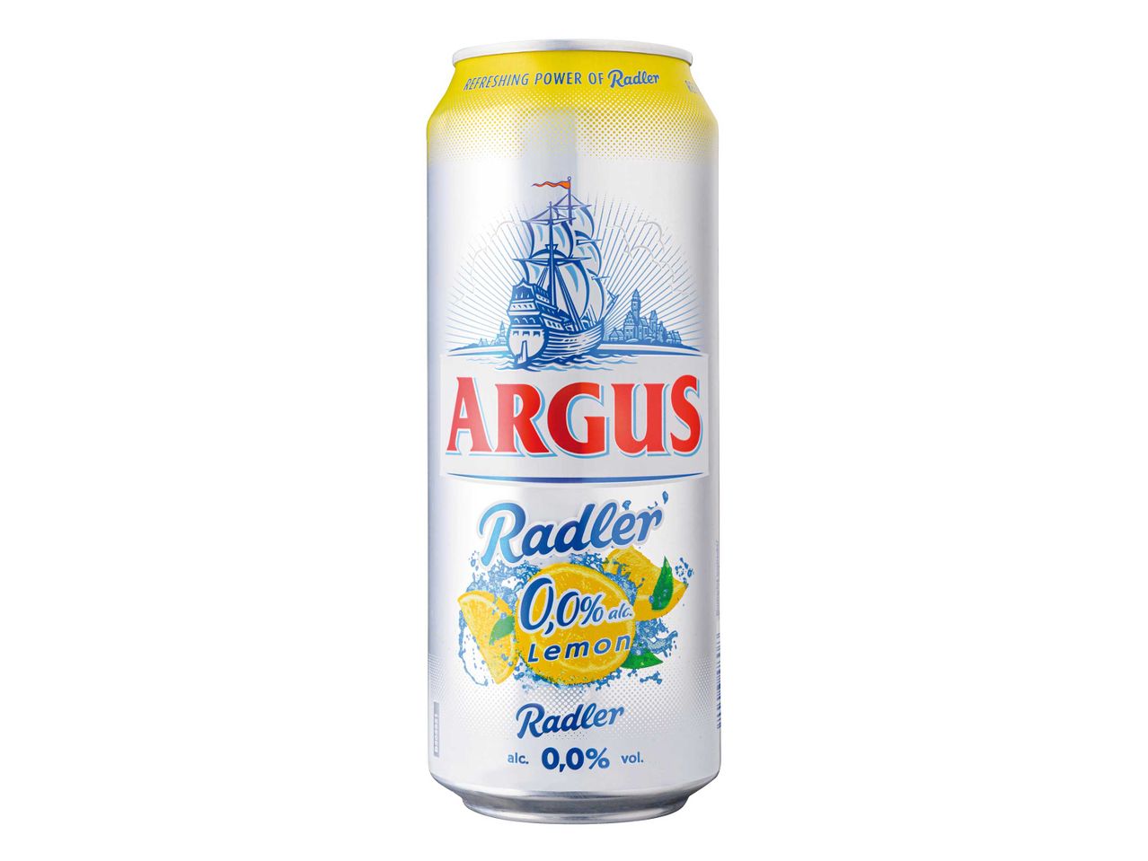 Argus Radler citrom 0,0% doboz.