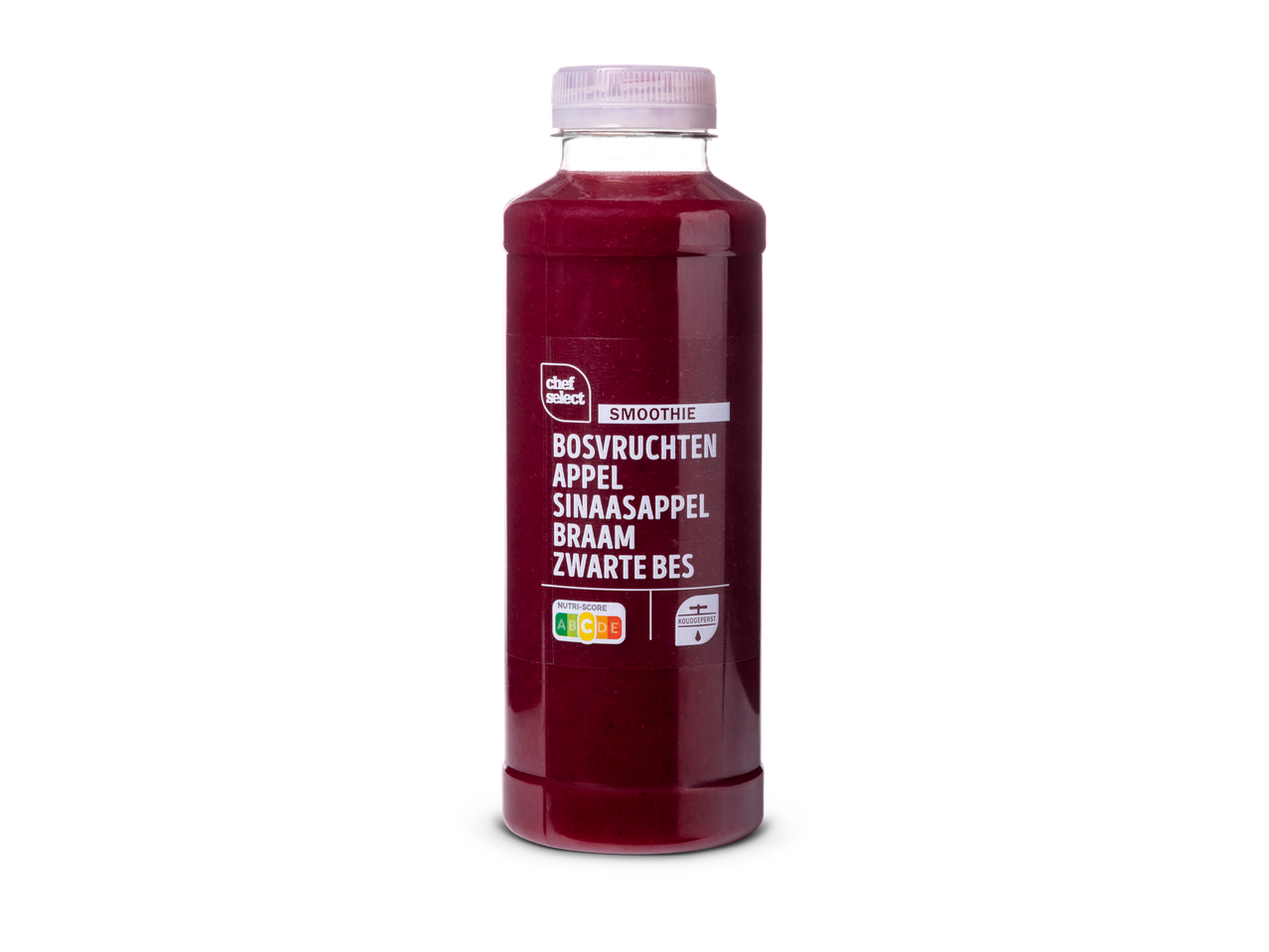 Chef Select bosvruchten, appel, sinaasappel, braam, zwarte bes smoothie
