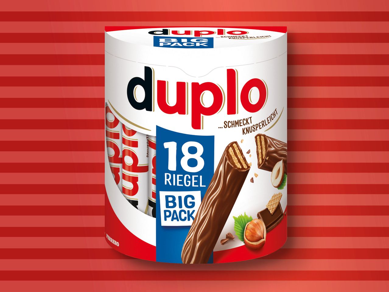 Verkauf neuer Produkte durchgeführt Ferrero Duplo/Kinder Riegel