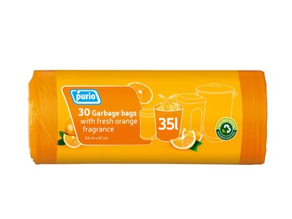 Illatosított szemeteszsák, 35 l