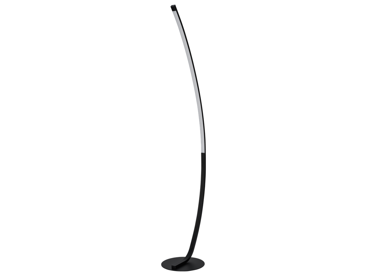 Livarno LED grindų lempa su išlenktu dizainu