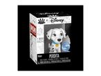 A collectible figure of a white dog with black spots in a box, labeled '101 Dalmatians'.