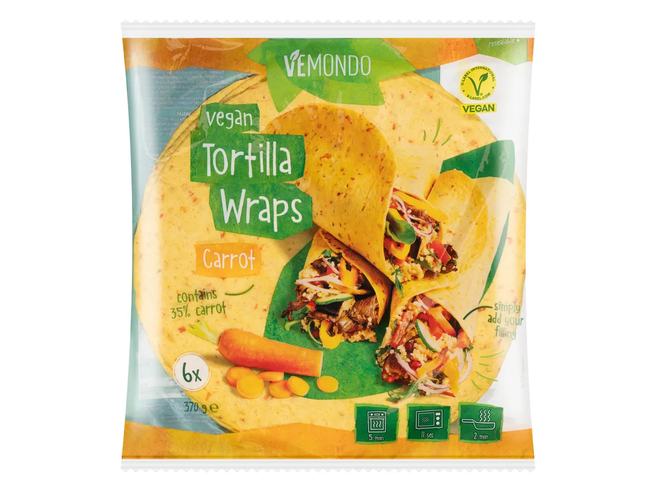 VEMUNDO vegán répatortilla.