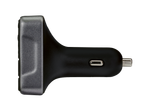 Transmissor de áudio FM Bluetooth® Tronic, vista lateral.