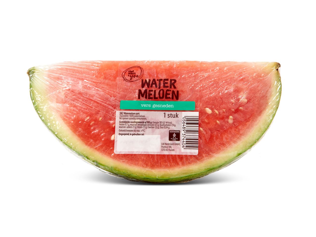 Ga naar volledige schermweergave: Watermeloen stuk - afbeelding 1
