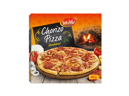 Chorizo pizza