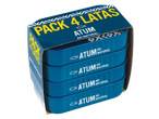 Pack com 4 latas de atum Atum ao natural.