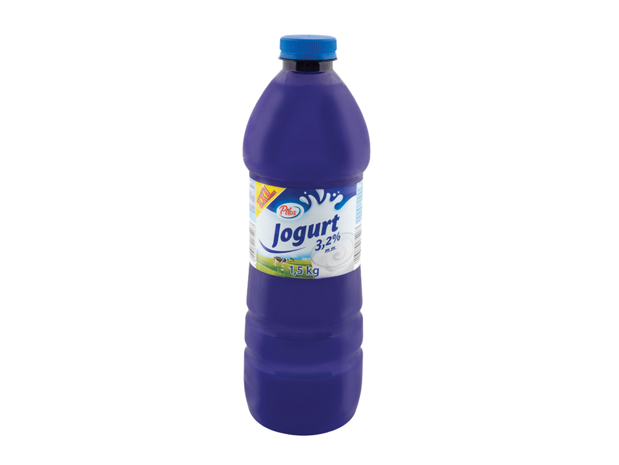 Pilos jogurt 3,2% m.m. u ljubičastoj boci od 1,5 kg.