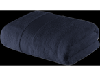 Soft dark blue towel.