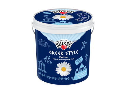 QUALITÉ SUISSE Yogourt nature à la grecque (valable uniquement en Suisse romande)