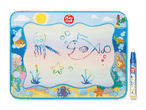 Ein Aqua Doodle-Malunterlage mit Meeresmotiv und Wassermalstift.