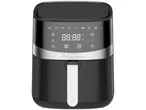 MasterPRO digitális kijelzős forrólevegős fritőz, fekete színben.
