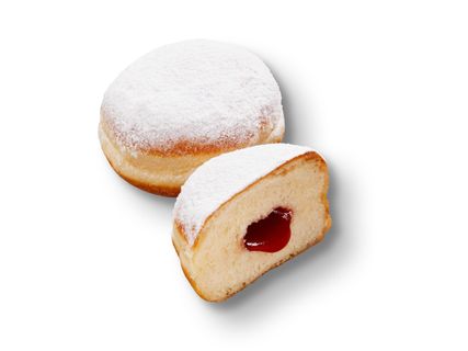 Berliner mit Mehrfruchtfüllung