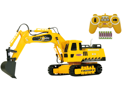 RC ekskavatorius arba sunkvežimis