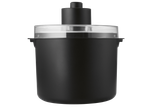 Aparat de făcut înghețată SILVERCREST cu capac transparent și corp negru